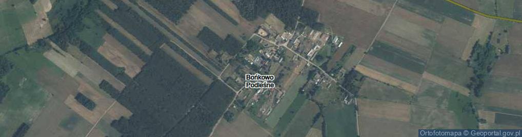 Zdjęcie satelitarne Bońkowo Podleśne ul.